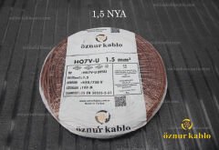 ÖZNUR KABLO H07V-U 1,5MM NYA