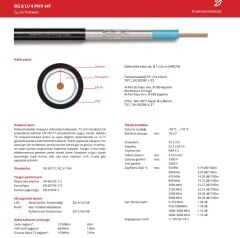 REÇBER RG 6 U/4 PHY-HF / Trishield 307090