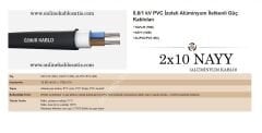 2x10  NAYY (YAVV) Alüminyum Kablo