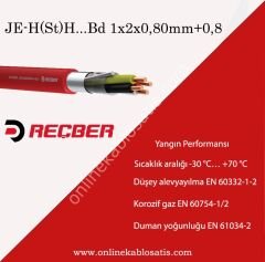 JE-H(St)H… 1x2x0,80mm+0,80mm Yangın Kablosu