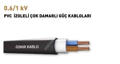 2x1,5 NYY KABLO ÖZNUR
